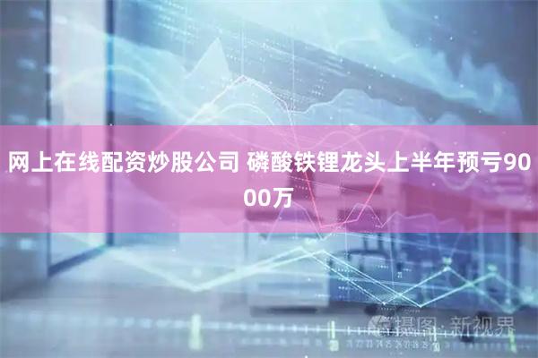 网上在线配资炒股公司 磷酸铁锂龙头上半年预亏9000万